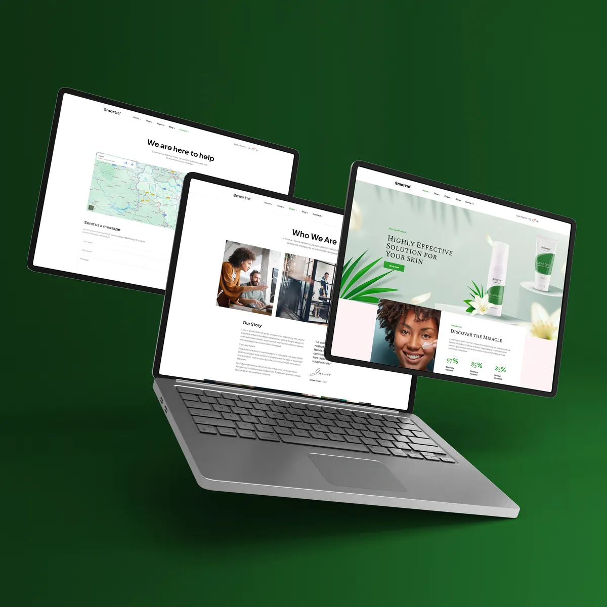 Modern Business Portfolio & CMS